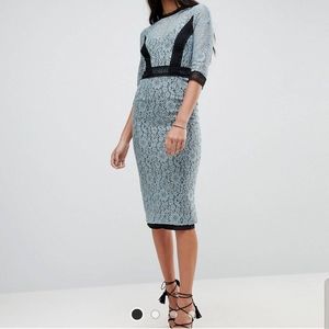 Little Mistress Tall Lace Pencil Dress